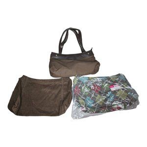 Thirty-One Brown Shoulder Bag with Removeable Skirts (2)